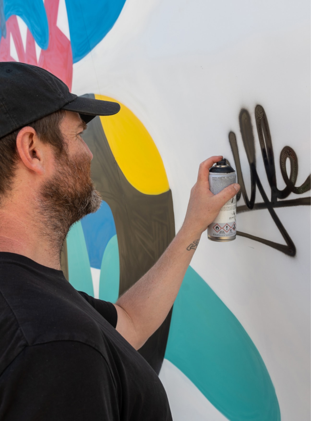 Rory Doyle’s mural commission at Outpost in Port Moody
